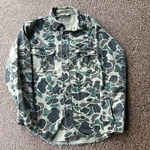 Vintage Cabelas camo shirt